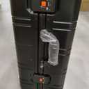 Tmore Aluminum Frame Luggage with Spinner Wheels, with TSA Locks Hard Shell Suitcase, Business 20" Black