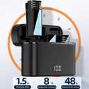 Lavalier Microphone for iPhone 8-14 Pro Max, Wireless Noise Cancellation Dual 2.4Ghz Mic Audio Noise Canceling, 175ft Transmission, Plug-Play Mini Lapel Mic