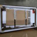 VASAGLE MAEZO Collection - Extendable Dining Table for 4/6/8, Kitchen Table with Tapered Legs, Curved Transitions, for Dining Room, Kitchen, Home Office, Honey Brown UKDT090K01V1