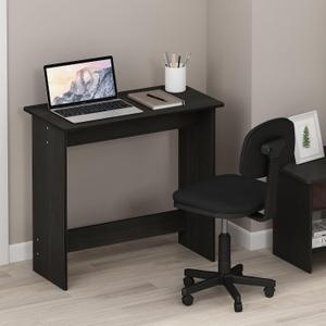 Furinno Simplistic 31-Inch Computer Desk, Small Office Desk, Black Espresso, 31.3 Wide