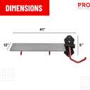 PRO BIKE TOOL Bike Wall Mount with Storage Shelf Vertical Bike Rack Wall Mount for Garage, Indoor Bicycle Storage Hanger, Space Saving Bike Holder for Road, Mountain & Hybrid Bikes