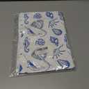 Giosve Blue Coastal Beach Kitchen Towels, Ocean Beach Hand Towels for Bathroom, Seahorse Seashell Decor Dish Tea Towels for Kitchen, Ocean Coastal Bathroom Decor, 16x24 Inch