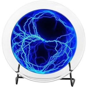 BetterJonny - 6" Plasma Plate Lumin Disk Light Show Party Home Decor Respond to Music or Touch (Blue)