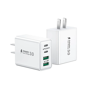 USB C Charger Block, 2Pack 40W 4-Port Type C Fast Charging Block Dual PD Power Adapter+QC Plug Double USB Wall Charger Blocks Multiple USBC Charging Cube for iPhone 16 15 14 13 12 11 Pro Max, Samsung