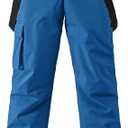 YEEFINE Men's Ski Snow Pants Insulated Waterproof Snowboard Cargo Pants Bibs Regular Fit M