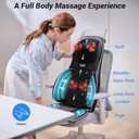 Mynt Back and Neck Massager for Pain Relief Deep Tissue,3D Shiatsu Acupressure Neck Back Massager with Heat, Seat Massager for Full Body Relaxation Black