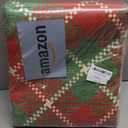 Terrug Christmas Area Rug 4x6 for Bedroom, Red Green Checkered Rugs with Low Plie Non-Slip Backing for Living Room, Washable Stain-Resistant Plaid Carpet for Kids Room Holiday Decor