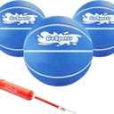 GoSports Swimming Pool Basketballs 3 Pack - Red or Blue - Great for Floating Water Basketball Hoops