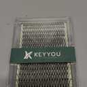KEYYOU Lash Clusters 300pcs Individual Lashes, 40D 0.07D Curl 9-18MIX DIY Eyelash Extension, Soft & Natural Volume Cluster Lashes with Large Tray