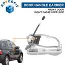 APPERFiT Door Handle Carrier (Front Door Right Passenger Side) Compatible with BMW E53 X5 2000-2006 Replaces 51218243616
