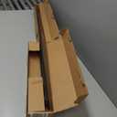 Ivilon Drapery Treatment Window Curtain Rod - Square Design 1 1/8 Rod. 48 to 86 Inch., Black