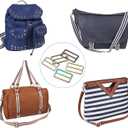 PATIKIL Flat Metal Slide Buckle, Tri-glide Sliders Webbing Strap Belt Adjuster for Leathercraft DIY (38mm, Bronze)