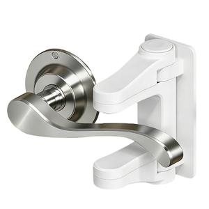 GXXFXT Child Proof Door Lever Lock 2 Pack Baby Proof Door Knob Locks Easy to Install no Tools Need or Drill