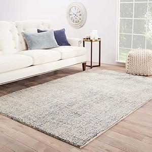 Jaipur Living Soft 2x8 Runner Rug, Solid, Blue/Light Grey