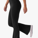 Women's High Waist Bootcut Yoga Pants Tummy Control Workout Flare Leggings, M