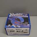 Flexible Race Track for Kids 15 Feet of DIY Flex Track Race with 2 Cars & 3 Strong Suction Cups Car Ramp Toy Track, for Kids Ages 3+, Blue Green