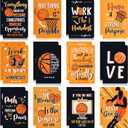 Sabary 24 Pieces Mini Basketball Inspirational Notepad Basketball Party Favor Small Memo Spiral Journal Notebook Pocket for Kid Teenager Classroom Birthday Party Supplies Sports Gift Bulk Prizes