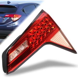 Tail Light Inner Compatible With 2016 2017 2018 Honda HRV HR-V Right Passenger Side Taiilight Replace 34150-T7S-A01