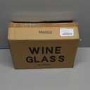 C CREST Wine Glasses Set of 8, 12oz, Lead-free, Clear, Durable Glassware