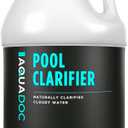 AquaDoc Natural Pool Water Clarifier - 64oz - Helps Clear Cloudy Pool Water for Inground & Above Ground Pools