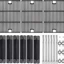 Hisencn Grill Parts Kit for Home Depot Nexgrill 6 Burner 720-0896E, 720-0896B, 720-0896C Gas Grill, Stainless Steel Grill Burners, Heat Plates Tent Shields Flame Tamers, Cooking Grates Grid