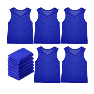 35 Pcs Soccer Pinnies Pennies Jersey Scrimmage Vest Sports Practice Jersey Mesh Basketball Vest for Youth Adult Kids
