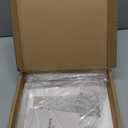 Acrylic Corner Shower Shelves, Adhesive Shower Caddy Organizer for Bathroom Storage Home Decor, Clear Rustproof No Drilling Wall Shelf, 2-Pack