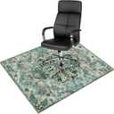 Anidaroel Chair Mat for Hardwood Floor, 48"x60" Desk Chair Mats for Hard Floors, Under Desk Rug for Rolling Chair, Computer Gaming Chair Mat, Low Pile Carpet Protector Mat, Teal