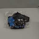 SATINIOR 2 Sets Guinea Pig Harness and Leash Adjustable Soft Mesh Harness Bell No Pulling Comfort Vest for Baby Ferret Rats Hamster Bunny Rabbit Chinchilla and Small Pet(Blue, Black,M)