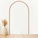 Novabright Unfinished Arch Decorative Wood Trim Pre-Cut Wood Molding Cute DIY Moulding Trim Decorative Wainscoting Panel for Home Wall Cabinet Shelf Window Door, 60 x 36 Inch