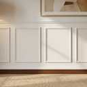REFGY Peel and Stick Wall Molding Kit, 20"x16" Pre-Cut Wainscoting Panels, Ready-to-Assemble Self-Adhesive Walltrim for Living Room Bedroom Accent Wall Dcor, Paintable & Lightweight Polystyrene