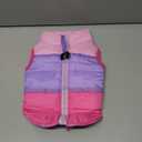 Pet Puffer Zipper Quilted Vest Coat Cold Weather Dog Jacket for Dogs Cats M
