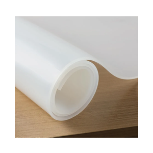 WochiTV Translucent Silicone Rubber Sheet, 12" Wide x 1/8" Thick x 12" Long High Temperature Rsistant Rubber Mat for DIY Gaskets Material, Pads, Sealing, Cushion, Microwave Oven Protection