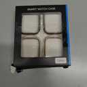 2 x 4 Pack Luxury Bumper Case for Apple Watch Series 7, Hard PC Protector 41mm iWatch Cover Frame Smartwatch Accessories (Black*2+White*2)