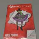 Morph Purple Witch Costume Womens Halloween Poncho For Women, Halloween Costumes For Womens Witch Costumes For Adults, One Size