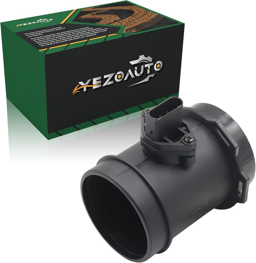 Mass Air Flow Sensor for BMW X5 E39 E60 00-06 / 540i E39 E60 99-03 / 740i 740iL E38 99-01 / Z8 E52 2003 & Land Rover Range Rover 03-05 V8 Engine Replaces OE# 13621433567 0280217814