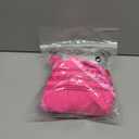 Herseas Women's Bikini Sets Shell Stitch Swimsuits High Rise Scoop Stretchy Bathing Suits Modest Hot Pink Vacation Outfits Small