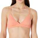 Amazon Essentials Womens Light-Support Classic Bikini Swimsuit Top (X-Small, Coral Pink)