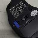 TECKNET Wireless Mouse, 2.4G Ergonomic Optical Mouse, Computer Mouse for Laptop, PC, Computer, Chromebook, Notebook, 6 Buttons, 24 Months Battery Life, 2600 DPI, 5 Adjustment Levels (Blue)