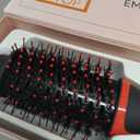 Plus 2.0 Hair Dryer Brush Blow Dryer Brush in One, 2'' Oval Brush Head Hot Air Brush Styler & Volumizer with Ionic Technology, NTC Smart Temp Control for Smooth, Frizz-Free, Shiny Hair (Black/Red)