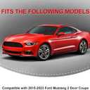 Glossy Black Spoiler Wing Compatible with 6th Gen 2015-2023 Ford Mustang 2-Door Coupe, Trunk Spoiler for V6/V8/EcoBoost/GT/Bullitt/Mach 1/Shelby