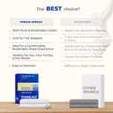 THREAD SPREAD 100% Egyptian Cotton Pillow Cases King - 1000 Thread Count Pillow Cases King Size Set of 2, Cooling & Breathable Extra Long Staple Sateen Weave Cotton Pillow Covers for Bed - Burgundy