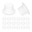 20-Pack Faucet Leak Proof Sealing Gasket, Tube Seal Sleeve Silicone Plugs Leak-Proof Sealing Gaskets for Plumbing Fixtures, Rubber Pipe Sealing Rings White