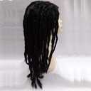 Dreadlock Wig Dreads Wigs Reggae Wig Cosplay Wigs for Halloween Costume (Black)