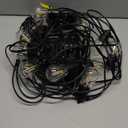 Mikikit 15m Outdoor Led String Lights for Camping and Parties Bulbs Us Decorative Lighting for Garden Backyard and Holiday Celebrations