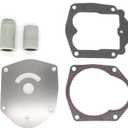 QuickMarine 821354A2 Water Pump Impeller Repair Kit for Mercury Marine 25-50 HP Outboard Motors Replacement 46-821354A2 Sierra 18-4531 Boat Engine