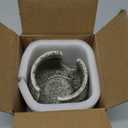 Zoeeker Ceramic Sponge Holder, Kitchen Sponge Holder Sink Caddy Organizer Dish Rack for Kitchen Sink Suction, Bathroom, Brush, Special Gray (Barrel-type)