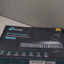 TP-Link 24 Port Gigabit Ethernet Switch Desktop/ Rackmount Plug & Play Shielded Ports Sturdy Metal Fanless Quiet Traffic Optimization Unmanaged (TL-SG1024S)