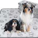 Qeils Reusable Puppy Pads, 2 Pack Washable Pee Pads for Dogs, Waterproof Non Slip Wee Wee pad, Absorbent and Leakproof Training Mats for Potty, Crate, Playpen, Bed, Sofa, 36"x 36"