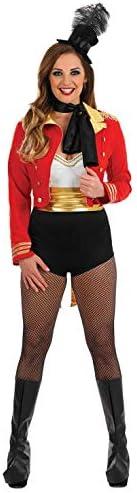 fun shack Womens Circus Ringmaster Costume, Lion Tamer Outfit for Women, Ringmaster Dress for Themed Parties, Medium